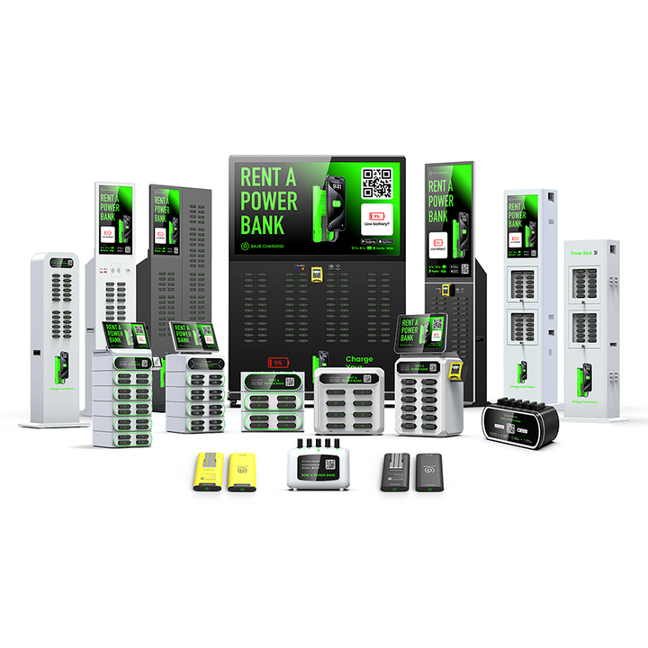 Supplier's range of compact and floor-standing power-bank rental stations